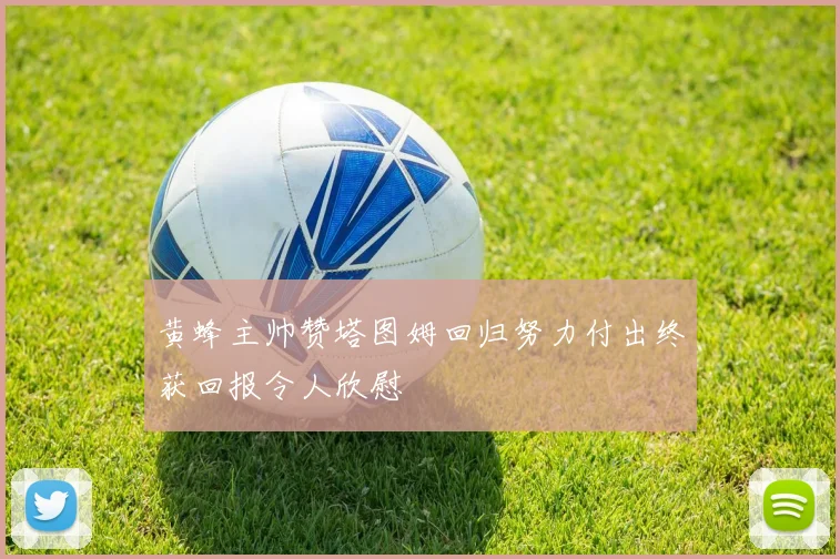 黄蜂主帅赞塔图姆回归努力付出终获回报令人欣慰
