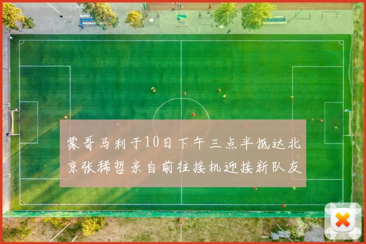 蒙哥马利于10日下午三点半抵达北京张稀哲亲自前往接机迎接新队友
